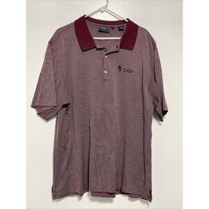 Bobby Jones Men's Size XL Maroon ￼Short Sleeve Golf Polo Shirt